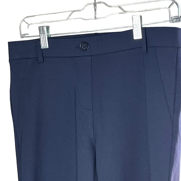 Betabrand Classic Dress Pant Yoga Pant | Straight, medium Long, Navy Blue - Picture 4 of 11